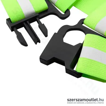NEO TOOLS Láthatósági heveder/munkavédelmi mellény (Zöld)