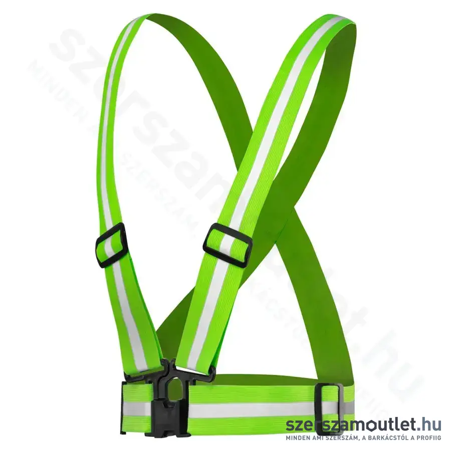 NEO TOOLS Láthatósági heveder/munkavédelmi mellény (Zöld)