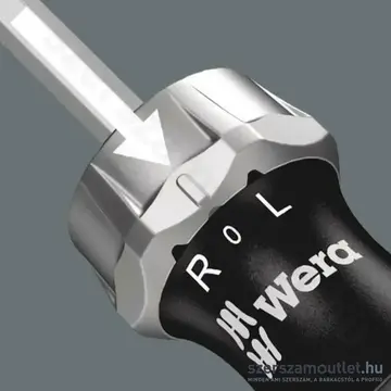WERA Kraftform Kompakt 60 RA Bitkészlet nyéllel, racsnis, hosszított, 1/4