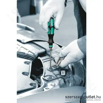 WERA Kraftform Kompakt 60 RA Bitkészlet nyéllel, racsnis, hosszított, 1/4
