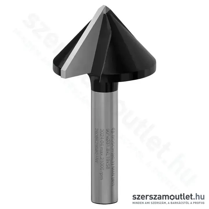 BOSCH PRO V-horonymarószár, 90°, 31,8x19/60mm