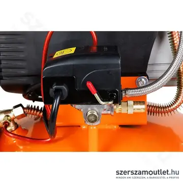 NEO TOOLS Kompresszor, 40l, álló, 8bar, 169l/perc, 2 nyomásmérő, olajkenésű, IPX0, 1500W/230V