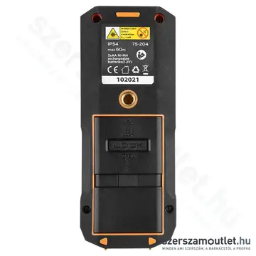 NEO TOOLS Lézeres távolságmérő, 60m, IP54, 635nm, USB-C, IP54