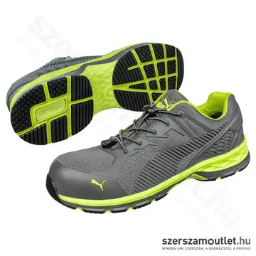 PUMA FUSE MOTION 2.0 GREEN LOW S1P ESD HRO SRC Munkavédelmi cipő 45-ös (Szürke/Neon) (PUM-643880)