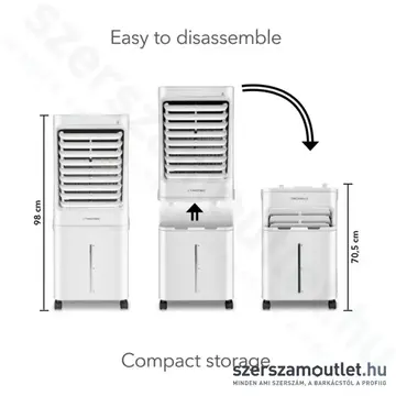 TROTEC PAE 61 AIRCOOLER Léghűtő, légnedvesítő 900m3/h