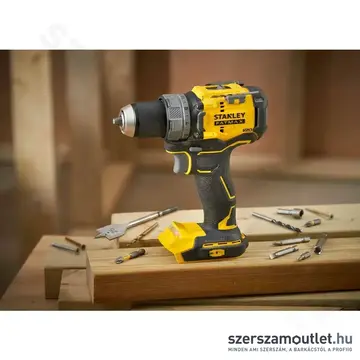 STANLEY SFMCD725D2K-QW Akkus szénkefementes fúró-csavarozó 80Nm, 13mm (2x2,0Ah/18V)