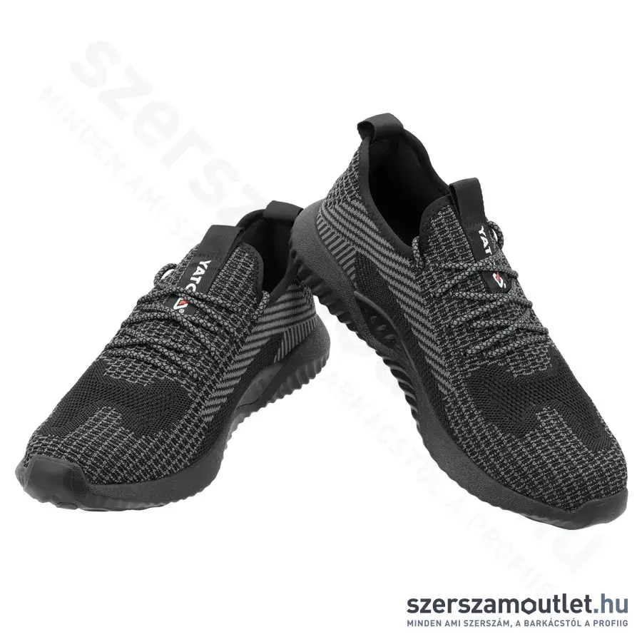 YATO PORTO SB PL S. Munkavédelmi cipő 46-os (Fekete/Szürke)
