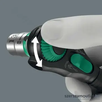 WERA 8000 C Black Edition Zyklop Speed Csuklós racsnis hajtókar 1/2"x277mm