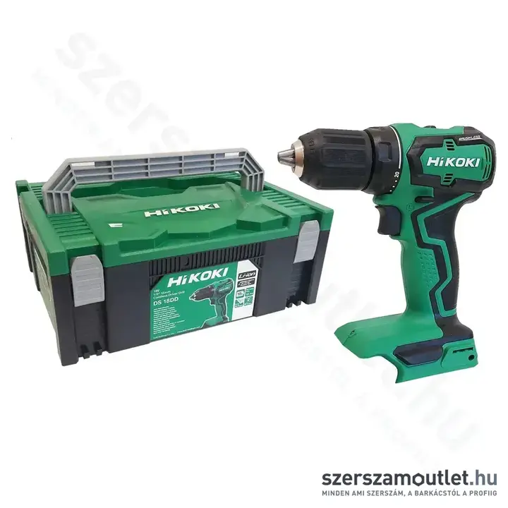 HIKOKI DS18DD-BASIC HSC Akkus szénkefementes fúró-csavarozó 26-55Nm, 2-13mm, 18V (Akku és töltő nélk