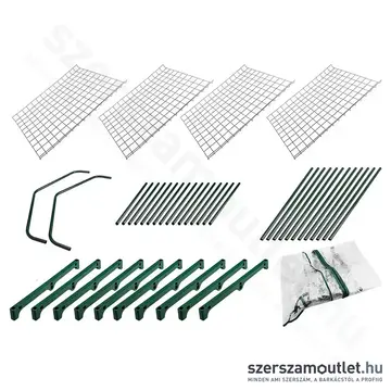NEO TOOLS Növényház, PVC fólia, fémszerkezet, 690x490x1600mm