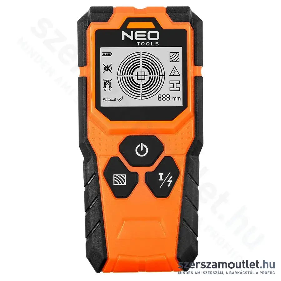NEO TOOLS Faldetektor, fém, fa, feszültség, 3az1-ben