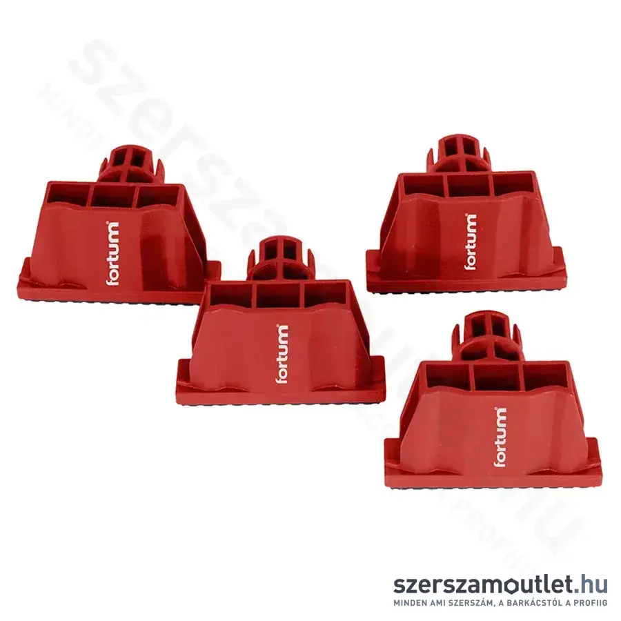 FORTUM Ütköző munkaasztalhoz, 55x15x20mm, 4 részes