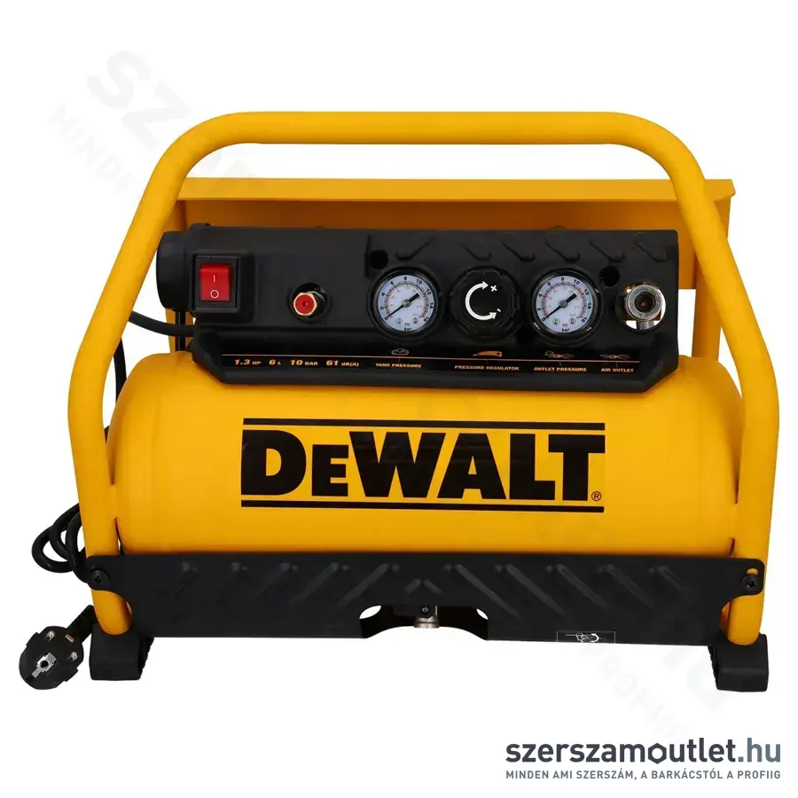 DEWALT DXCMS156RE Olajmentes kompresszor 6l, 10bar, 1000W/230V