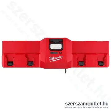 MILWAUKEE M12-18 GBC4 Telepíthető akkumlátortötlő központ
