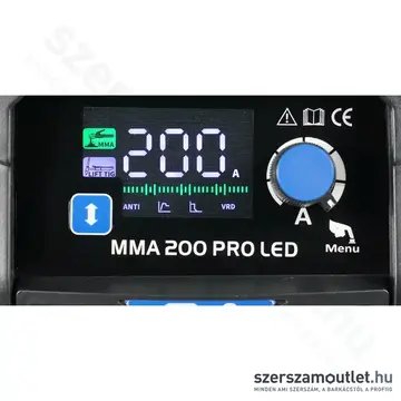 PANELECTRODE ER 23 MMA 200 PRO LED Inverteres hegesztőgép IP21S, 230V