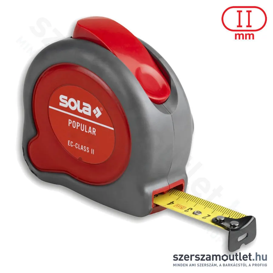 SOLA POPULAR PP 3 Mérőszalag 3m×13mm (SOLAPP3) (50024701)