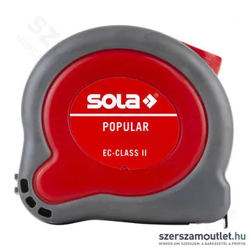 SOLA POPULAR PP 5 Mérőszalag 5m×19mm (SOLAPP5) (50024801)