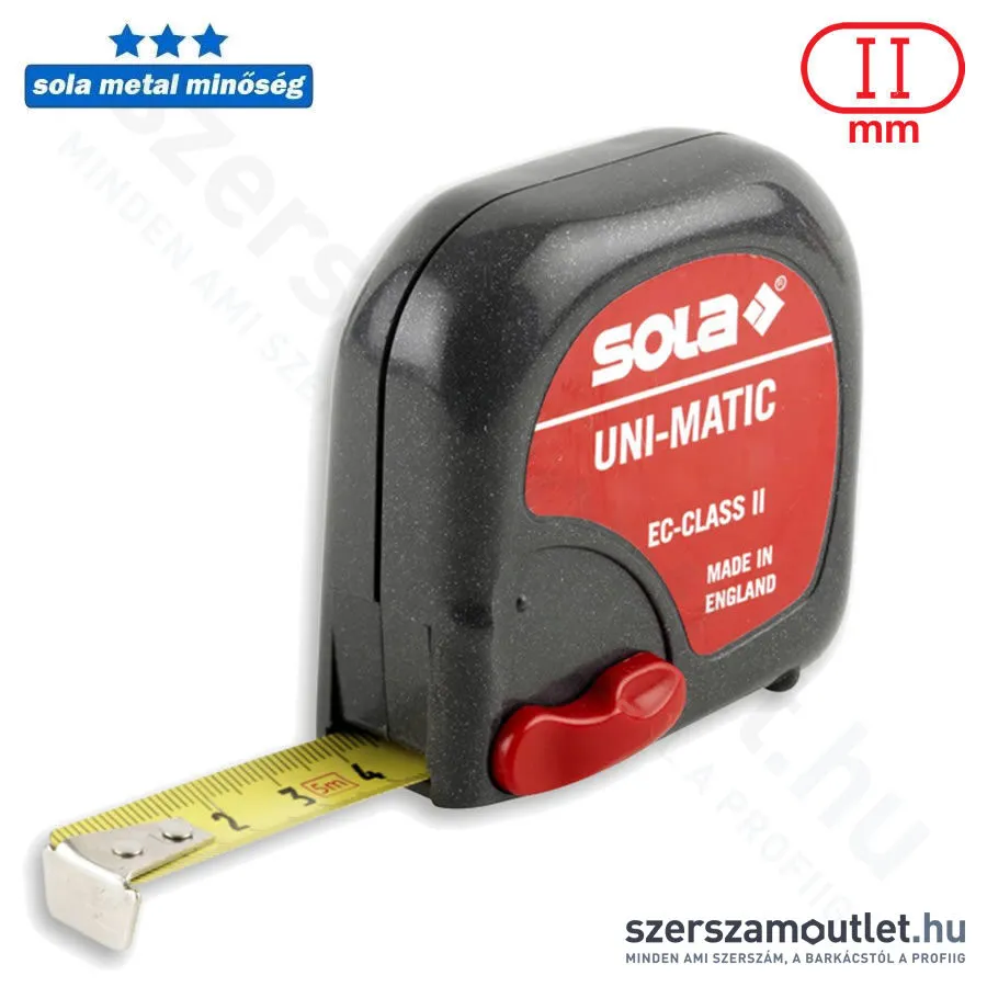 SOLA UNI-MATIC UM 2 Mérőszalag 2m×16mm (UM 2) (50012401)