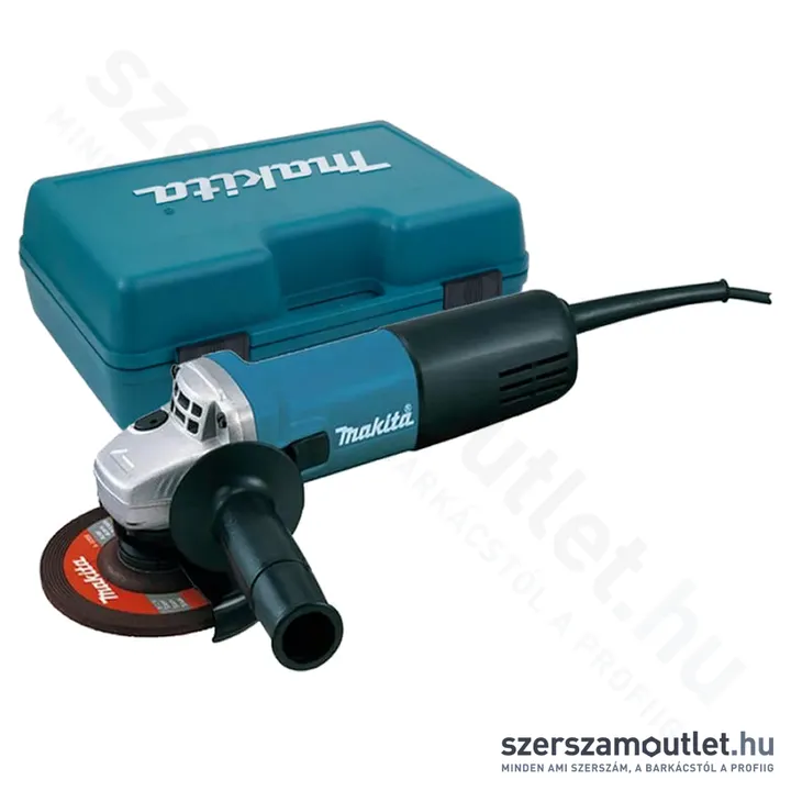 MAKITA 9558HNRK Sarokcsiszoló lágyindítással kofferben (840W/125mm)