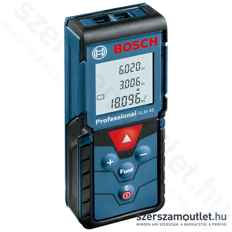 BOSCH GLM 40 Lézeres távolságmérő 40m (0601072900)