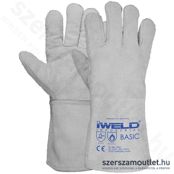 IWELD Hegesztő védőkesztyű bélelt (XL/10) (WEGBSC-1410-N) (50WEGBSC1410N)