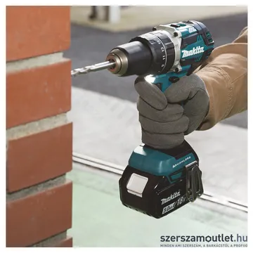 MAKITA DHP484RTJ Akkus szénkefementes ütvefúró-csavarbehajtó MakPac kofferben (2x18V/5,0Ah)
