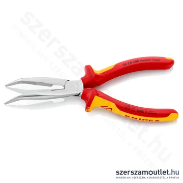 KNIPEX SZIGETELT Telefon (rádió) fogó hajlított 200mm (26 26 200)