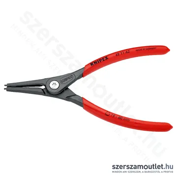 KNIPEX Seeger (zéger) fogó egyenes külső 180mm (49 11 A2)