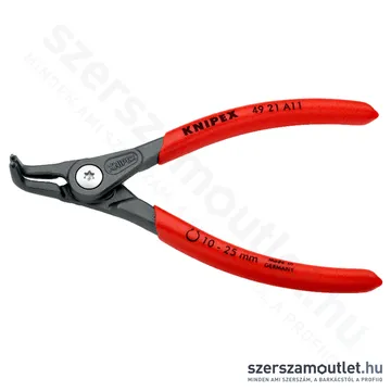 KNIPEX Seeger (zéger) fogó hajlított külső 130mm (49 21 A11)
