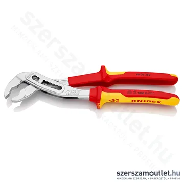 KNIPEX Alligator SZIGETELT vízpumpa fogó 250mm (88 06 250)