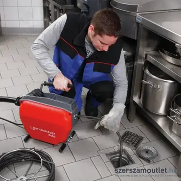 ROTHENBERGER R600 Csőtisztító, duguláselhárító gép, készletben