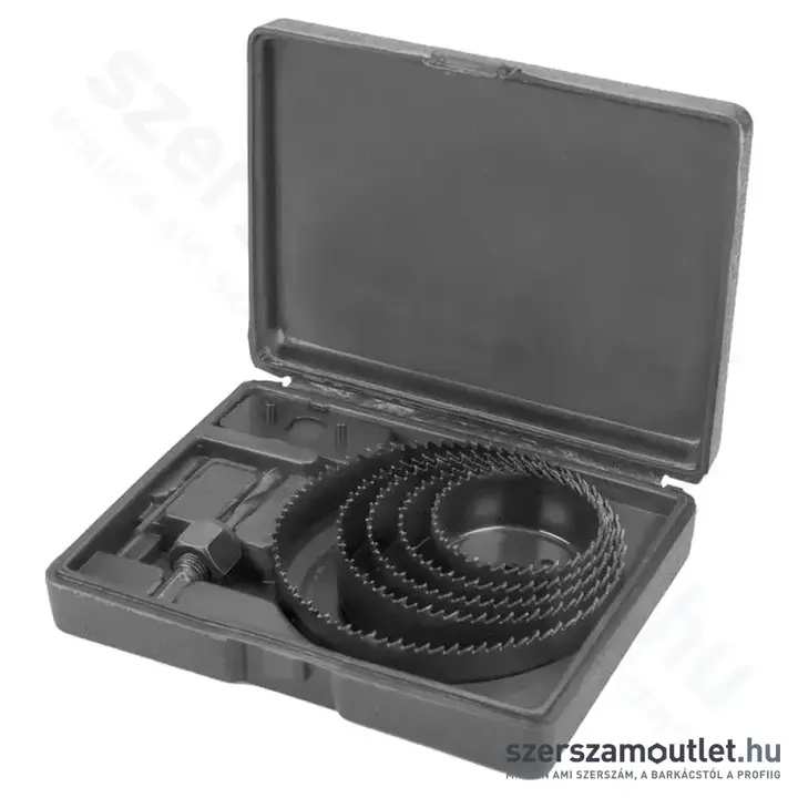 EXTOL Körkivágó készlet fához 8 részes (63,5-127mm)