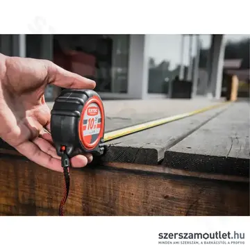 EXTOL Mérőszalag, 2 stoppos 10m/25mm