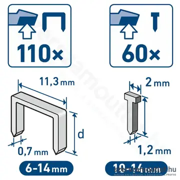 EXTOL Elektromos tűzőgép 45W