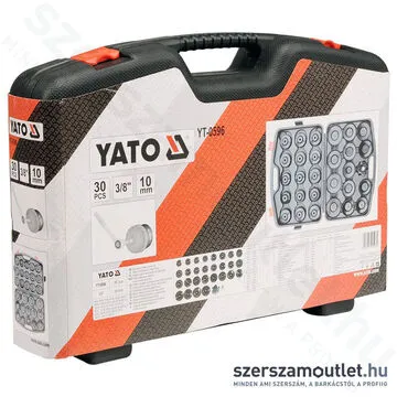 YATO Dugókulcs készlet olajszűrőhöz 30 részes 3/8