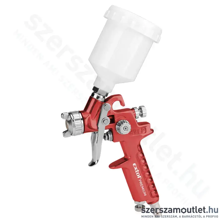 EXTOL Festékszóró pisztoly 100ml HVLP