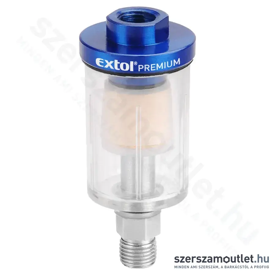 EXTOL Mini levegőszűrő max.:8 bar, 1/4"