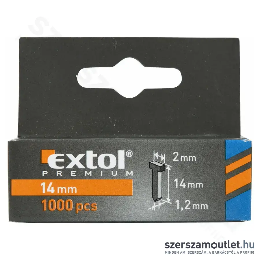 EXTOL Szeg fejjel, tűzőgéphez 2,0x1,2mm /14mm (1000db)