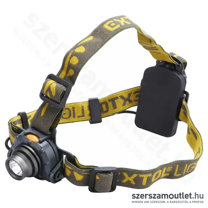 EXTOL LED fejlámpa 3 funkció, 3 W, 120Lm