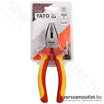 YATO Kombinált fogó 1000V-ig szigetelt 180mm (YT-21152)