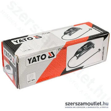 YATO Lábpumpa nyomásmérővel 0,7MPa (YT-7349)