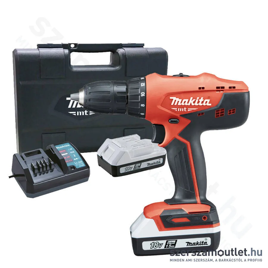 MAKITA MT M6301DWE Akkus fúró-csavarbehajtó kofferben (2x1,5Ah/18V)