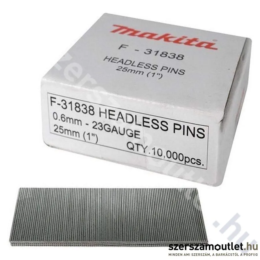 MAKITA Tűszeg galvanizált 0,6x30mm 23GA (10000db)
