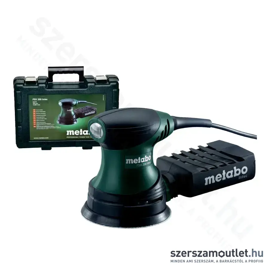 METABO FSX 200 INTEC Excentercsiszoló kofferben (240W/125mm)