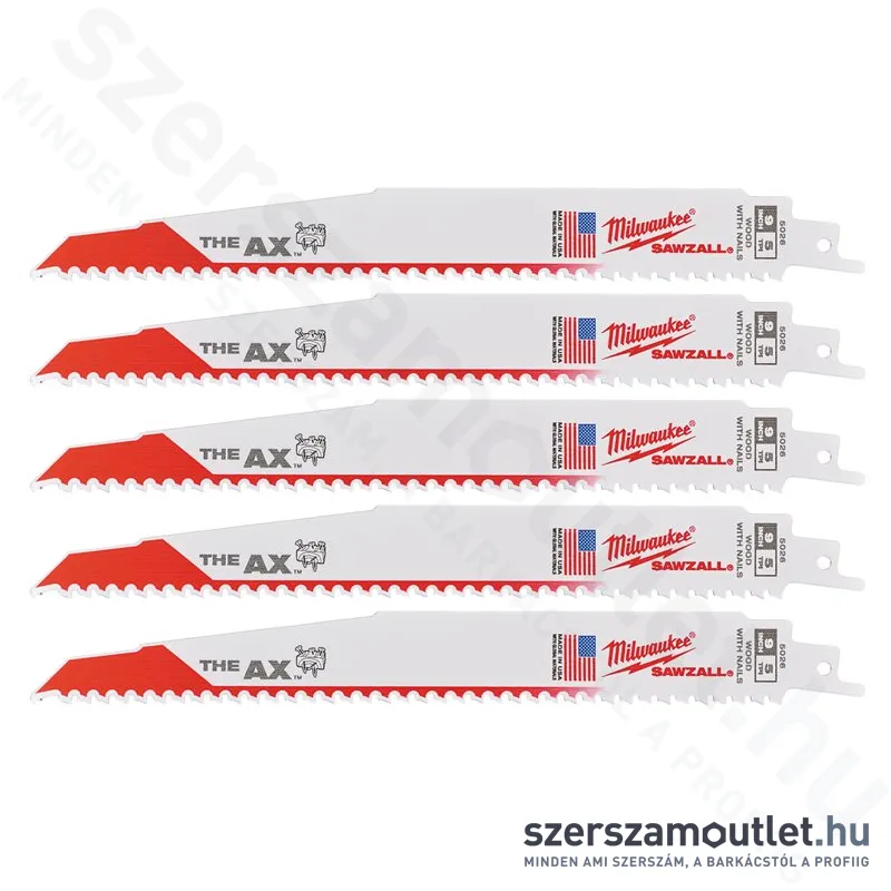 MILWAUKEE HEAVY DUTY orrfűrészlap szöges fához 230/5/3,2mm (5db) (48005026)