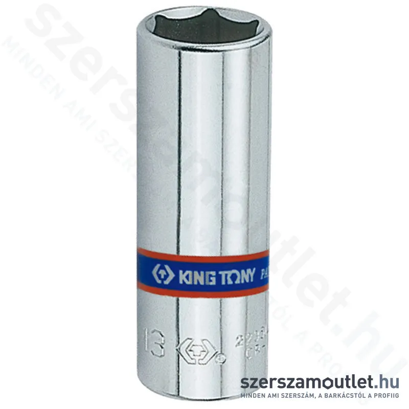 KINGTONY Hosszú dugókulcs 1/4" 13x50mm