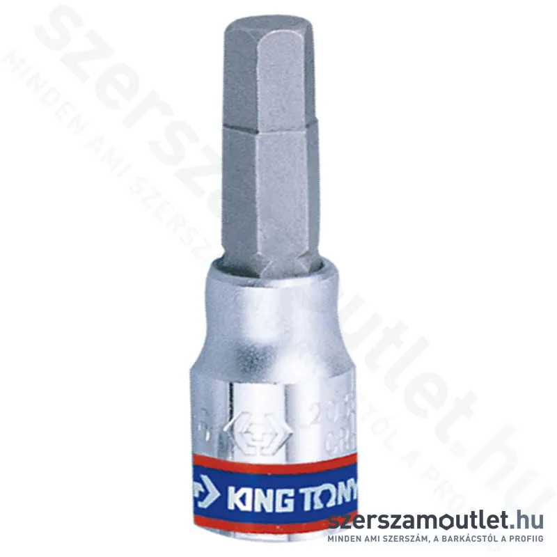 KINGTONY Hatszög bitfej-dugókulcs 1/4" 5x37mm