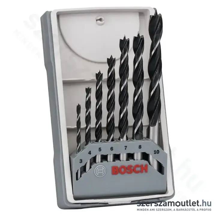 BOSCH X-Pro fa spirálfúró készlet (7db, 3,0-10,0mm)