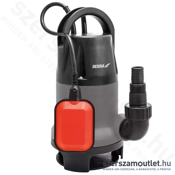 DEDRA Szennyvíz-búvárszivattyú 14500L/h 900W