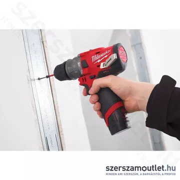 MILWAUKEE M12 FPDXKIT-202X Akkus szénkefementes ütvefúró-csavarozó HD kofferben (2x2,0Ah/12V)
